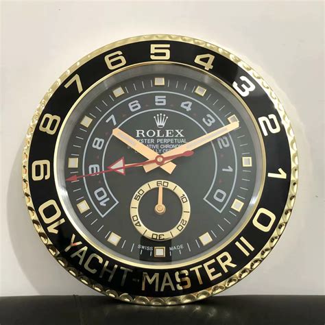 vintage rolex golf clock replica|rolex clock wall price.